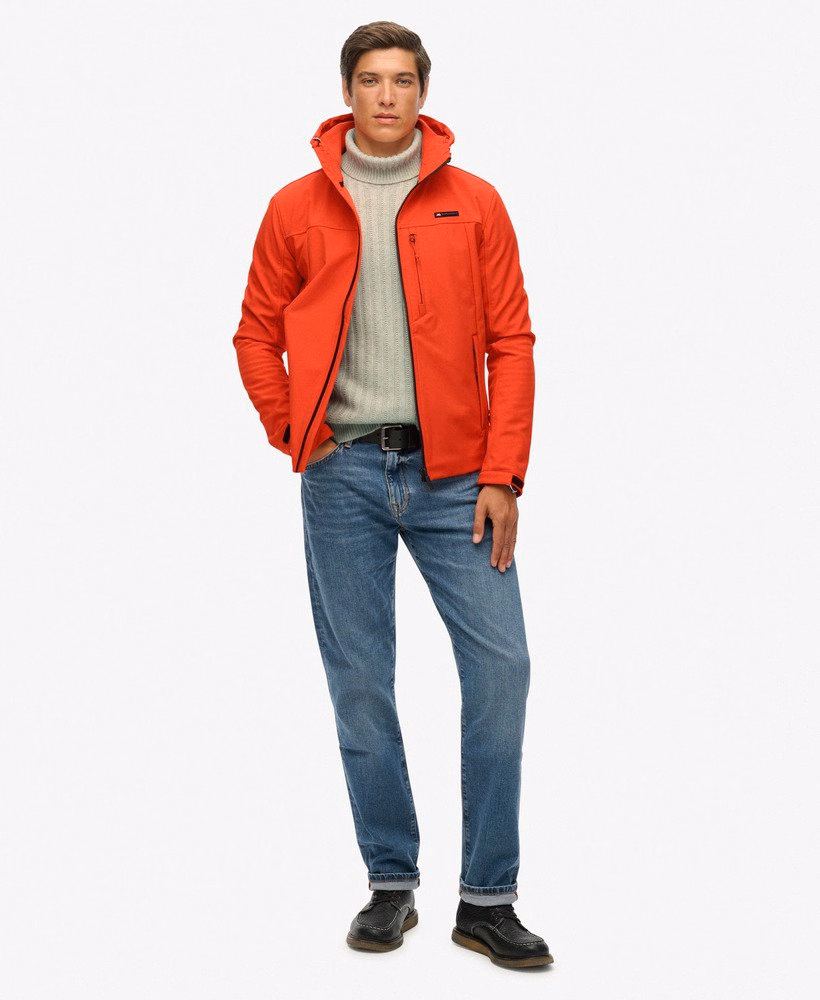 Softshell trekkersjas met capuchon