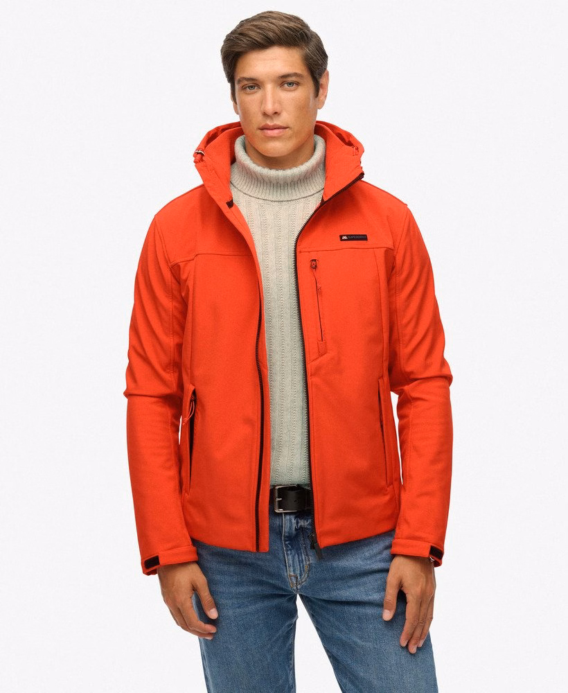 Softshell trekkersjas met capuchon