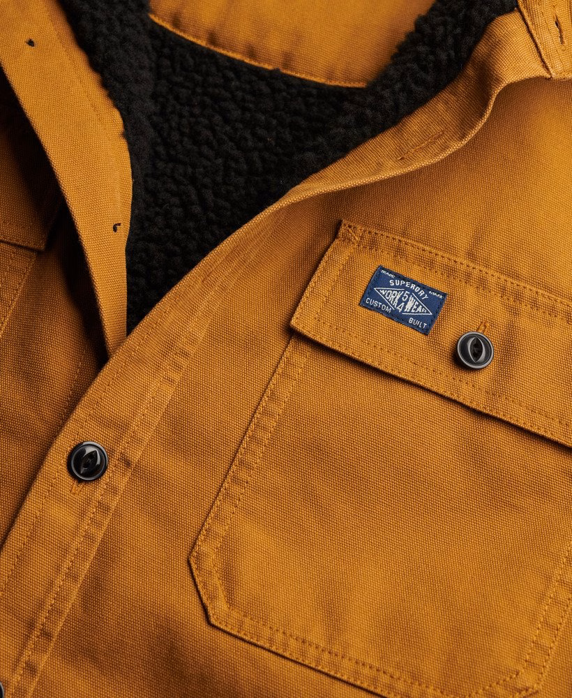 Vintage Borg gevoerd Miller overshirt