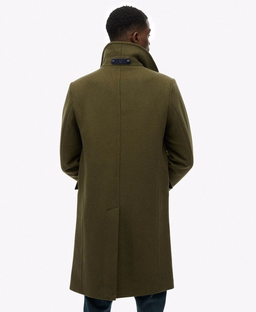De Merchant Store - Lange jas van wolmix