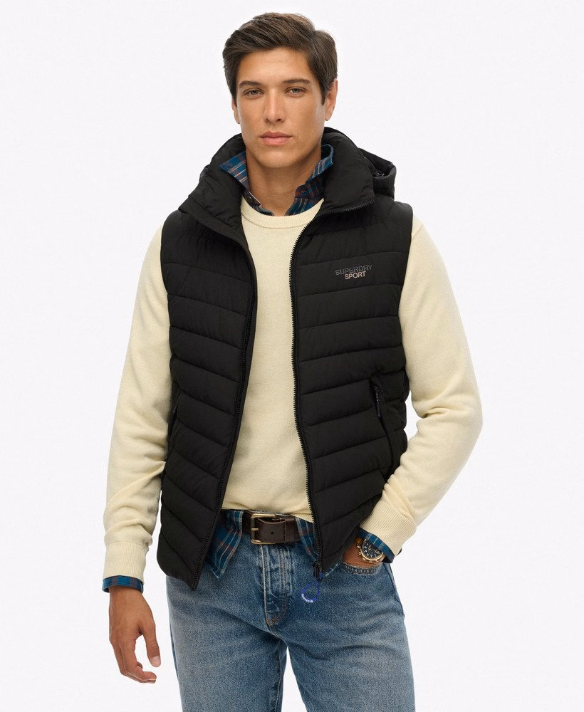 Gewatteerd vest met capuchon (Fuji)