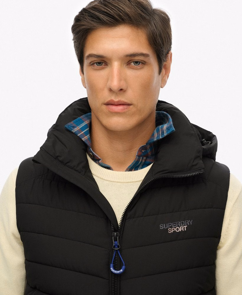 Gewatteerd vest met capuchon (Fuji)