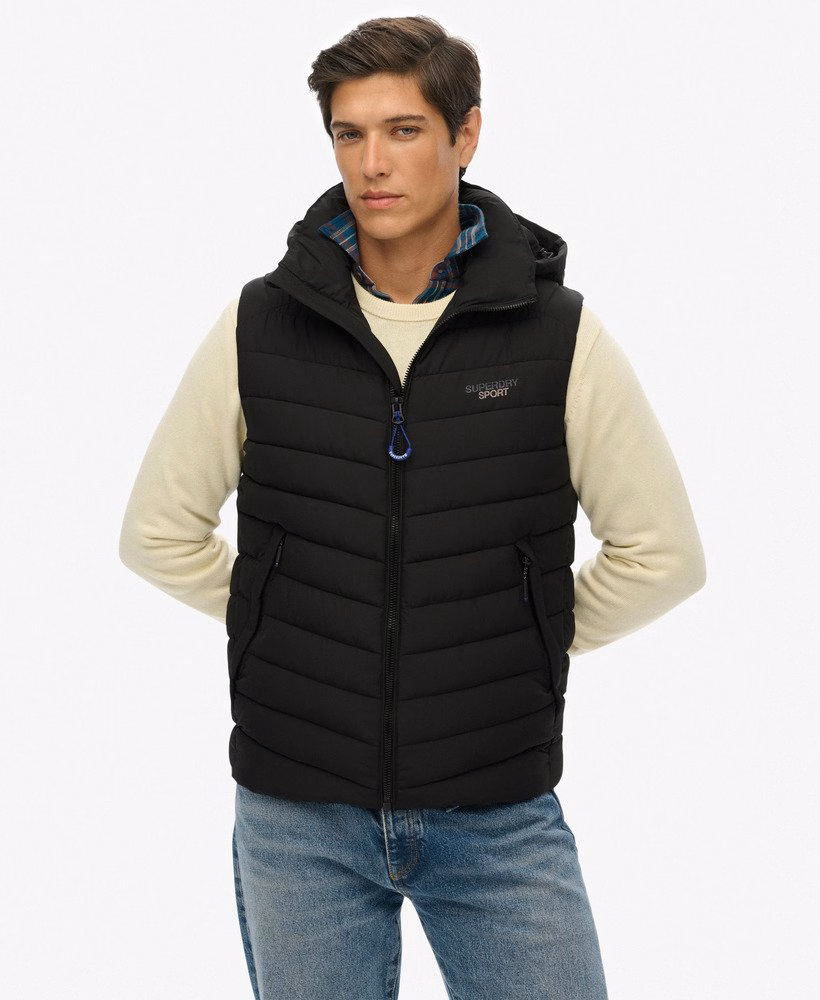 Gewatteerd vest met capuchon (Fuji)