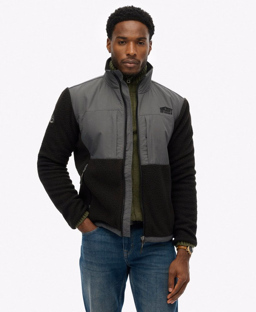 Hybride trekker met polar fleece
