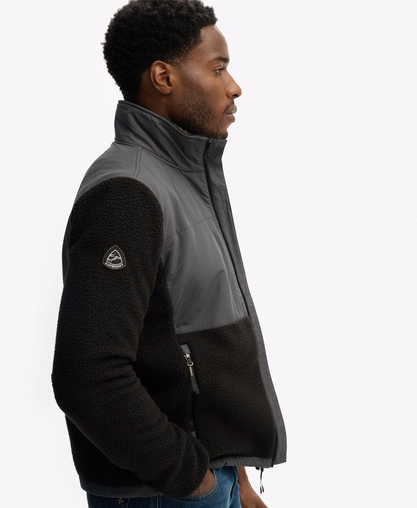 Hybride trekker met polar fleece