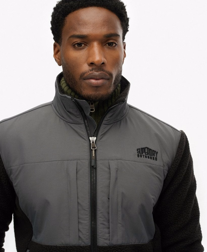 Hybride trekker met polar fleece