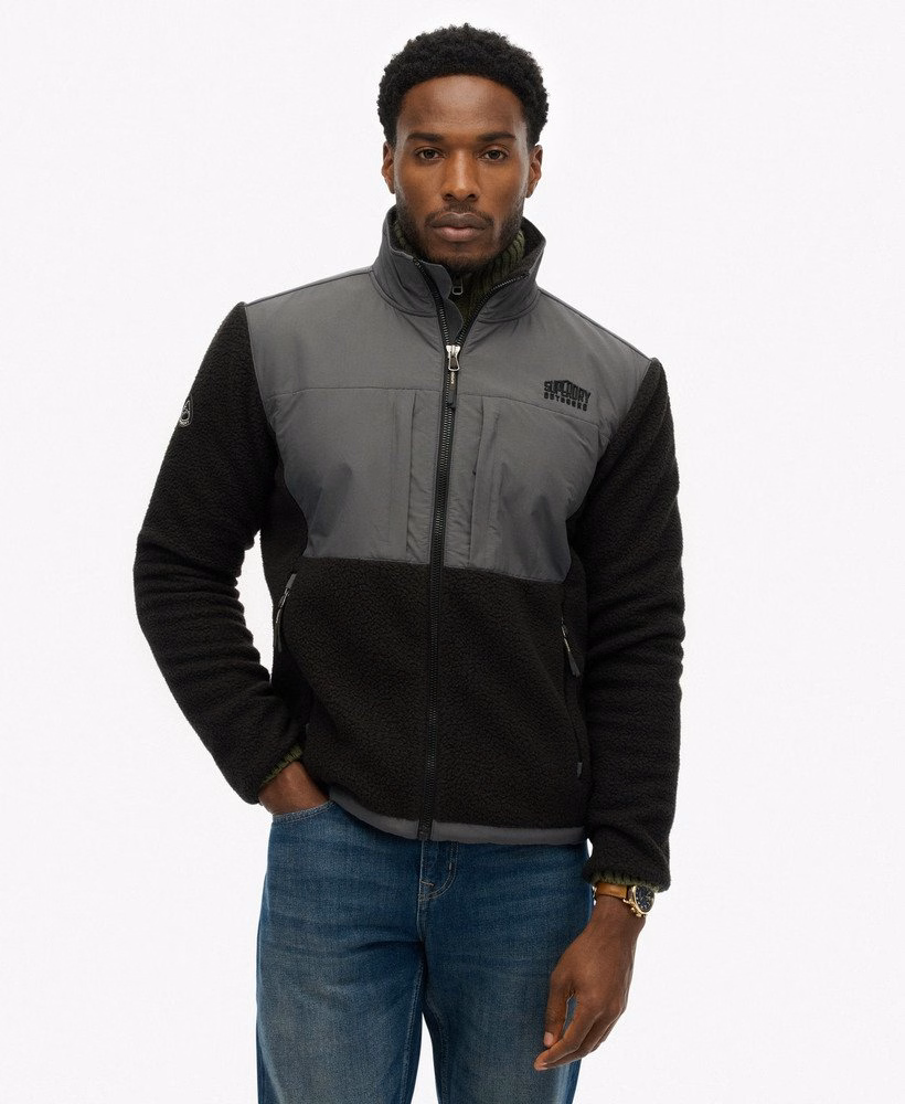 Hybride trekker met polar fleece