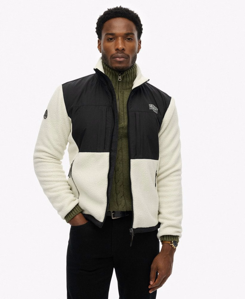 Hybride trekker met polar fleece