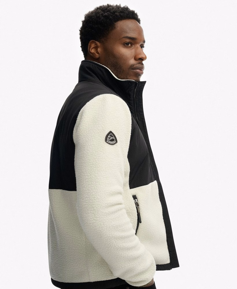 Hybride trekker met polar fleece
