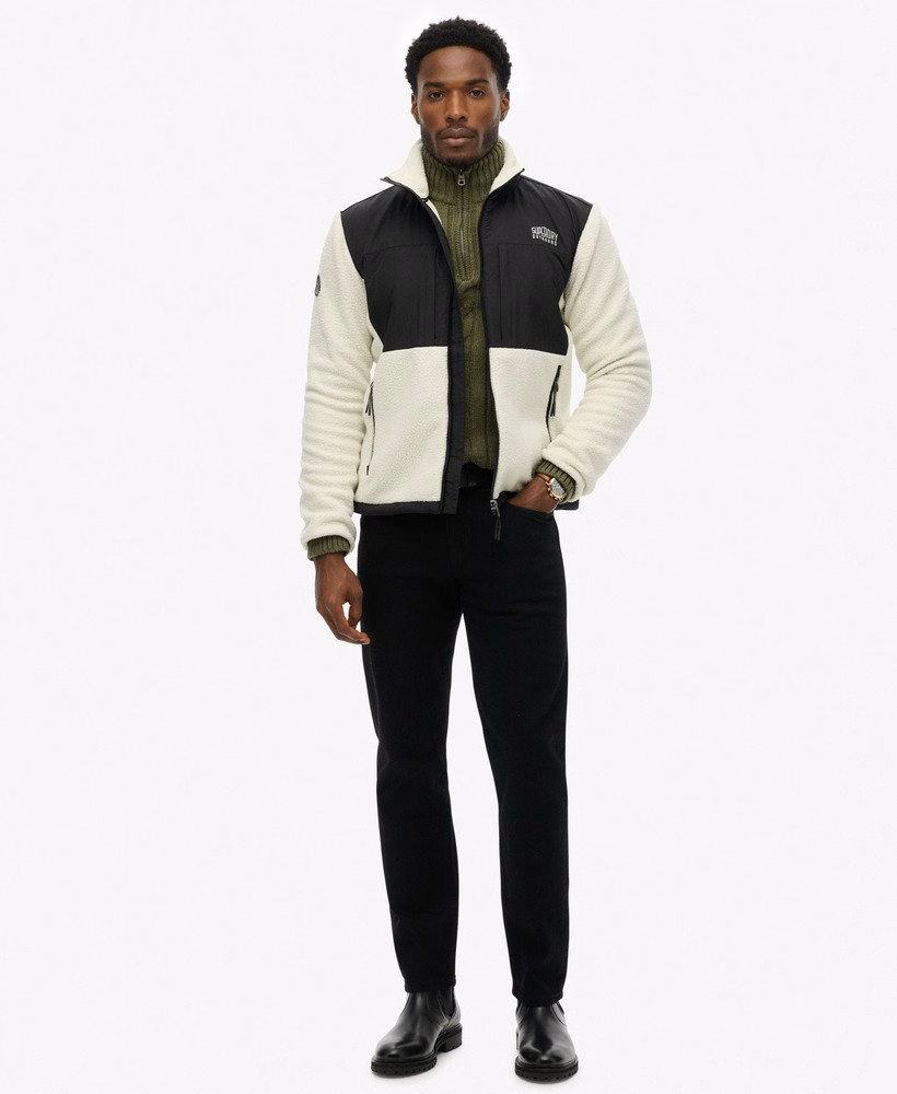 Hybride trekker met polar fleece