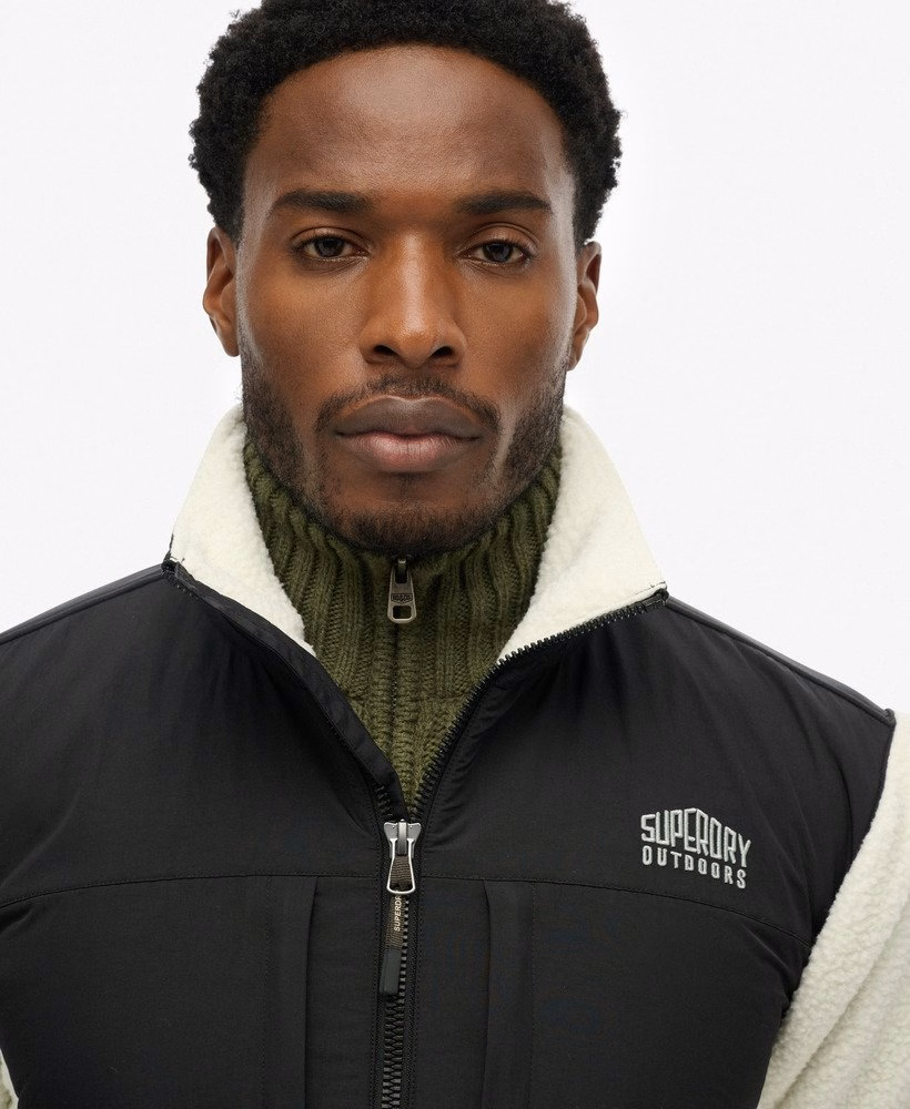 Hybride trekker met polar fleece