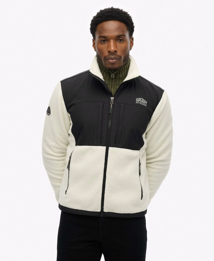 Hybride trekker met polar fleece