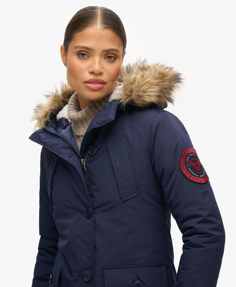 everest parka-jas in marineblauw