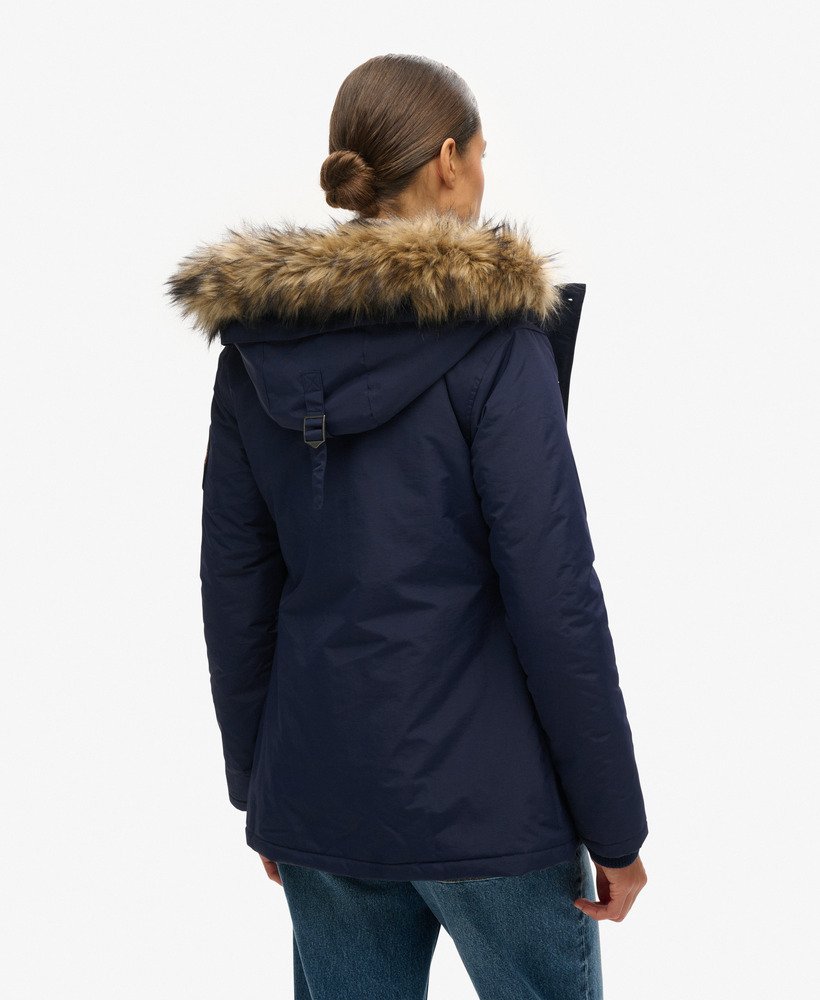everest parka-jas in marineblauw