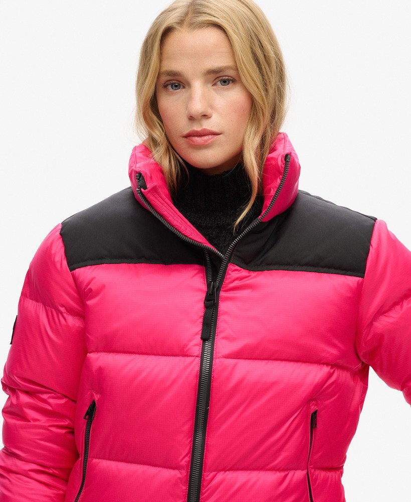 sportstyle code pufferjack in felroze