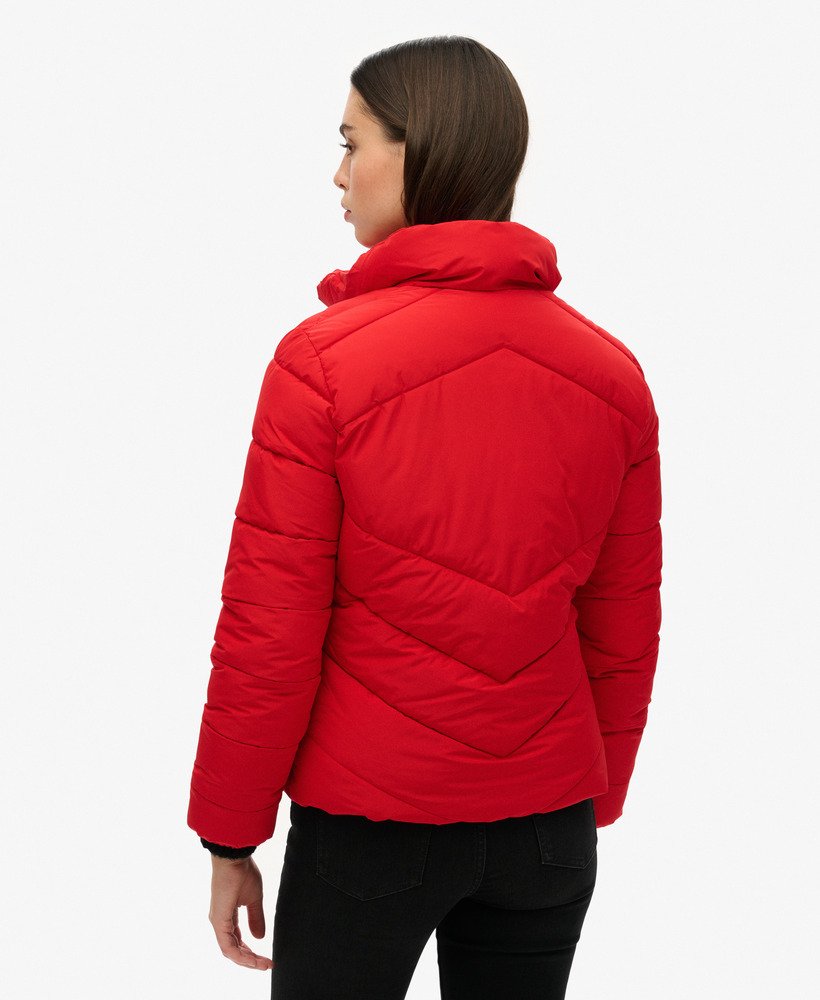 niet-capuchon sportjack in risk red