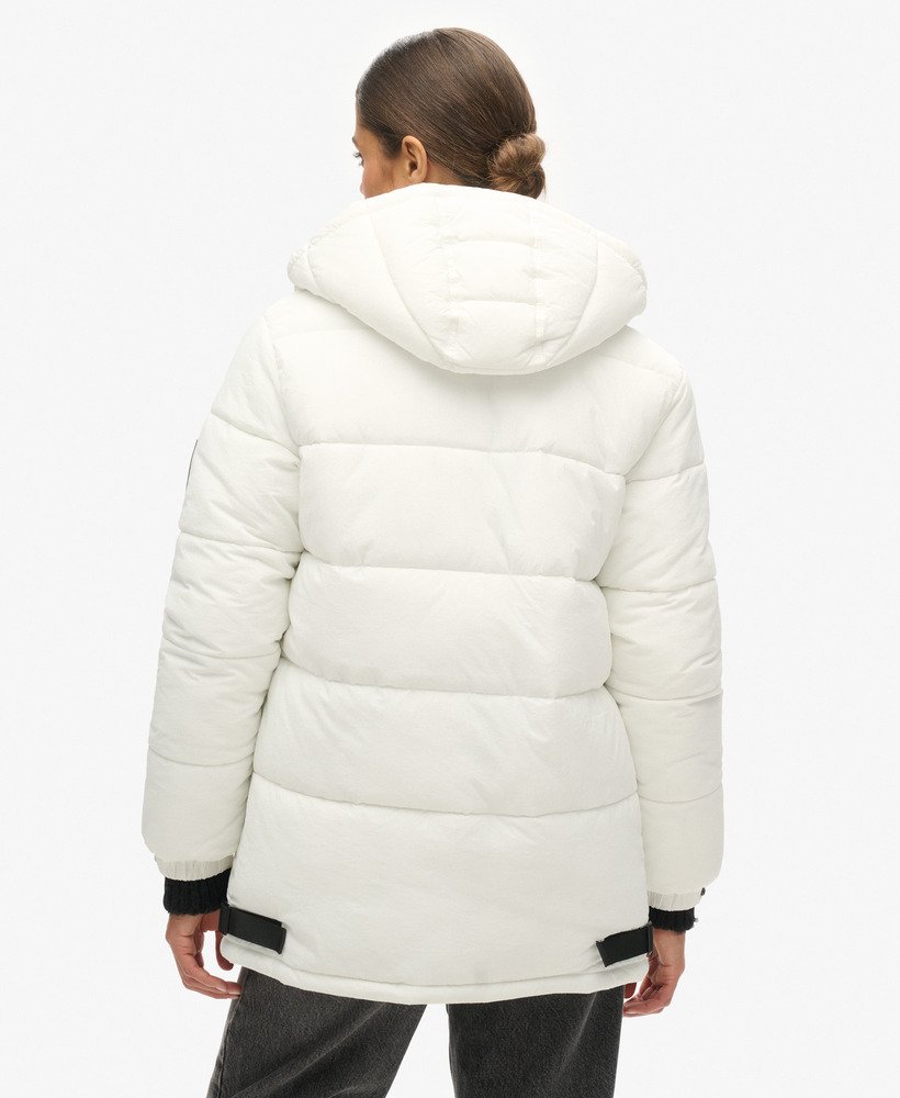 expedition cocoon gewatteerde jas in new chalk