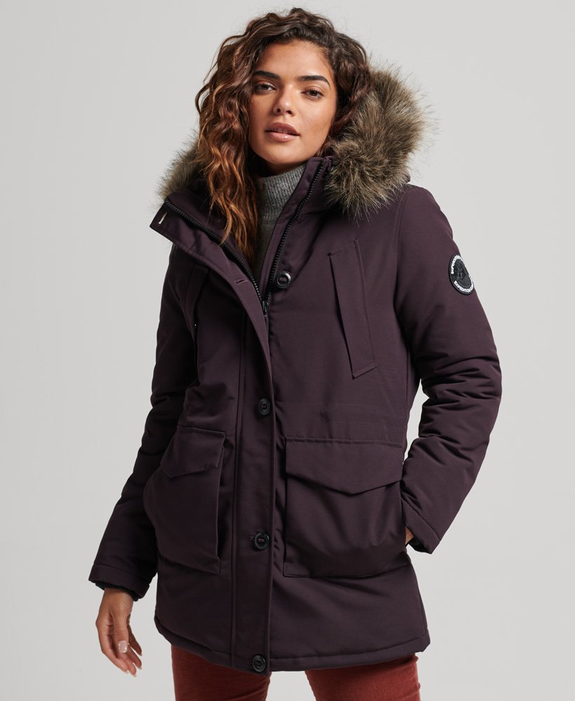 everest parka-jas in plum