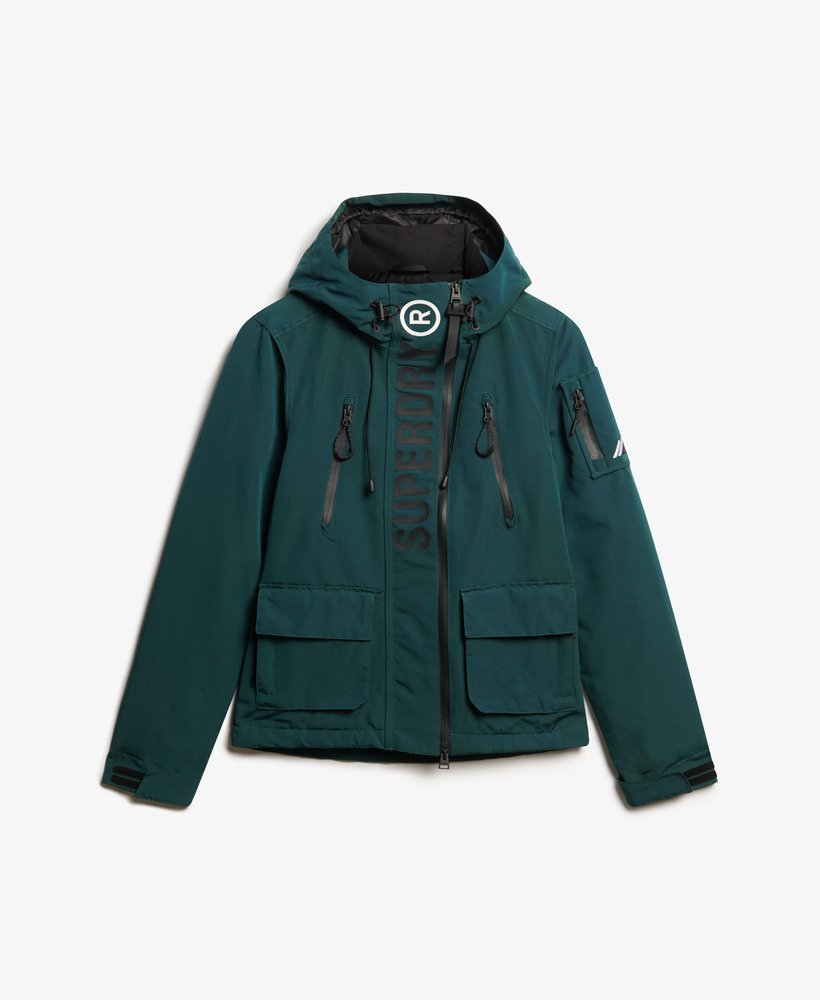 capuchonjack ultimate sd-windcheater in flessengroenzwart