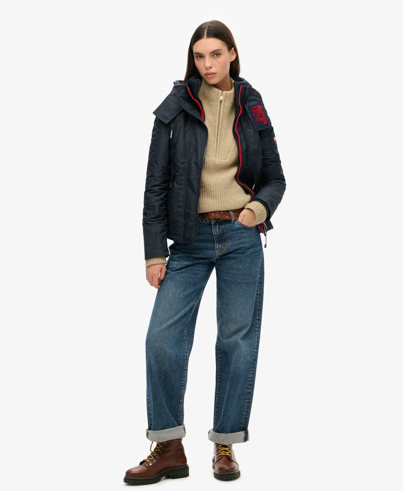 mountain sd-windcheater jacket in nordic chrome navy
