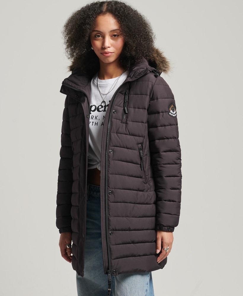 super fuji-jas in de kleur plum