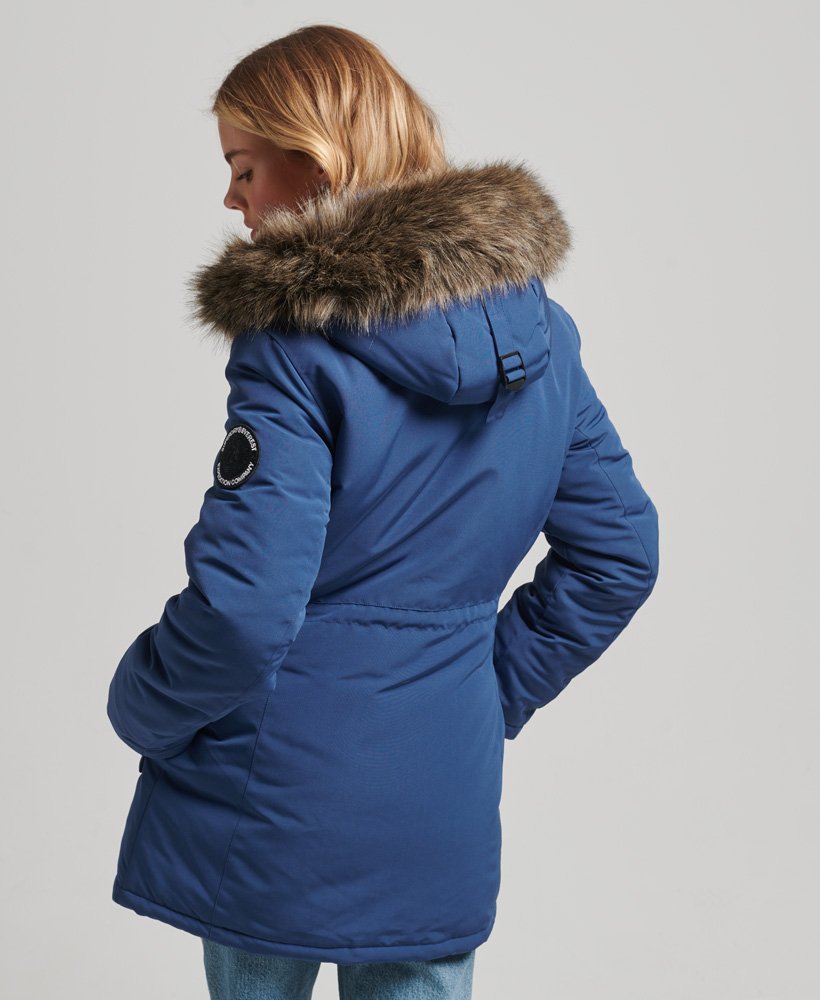 everest parka coat in twilight navy