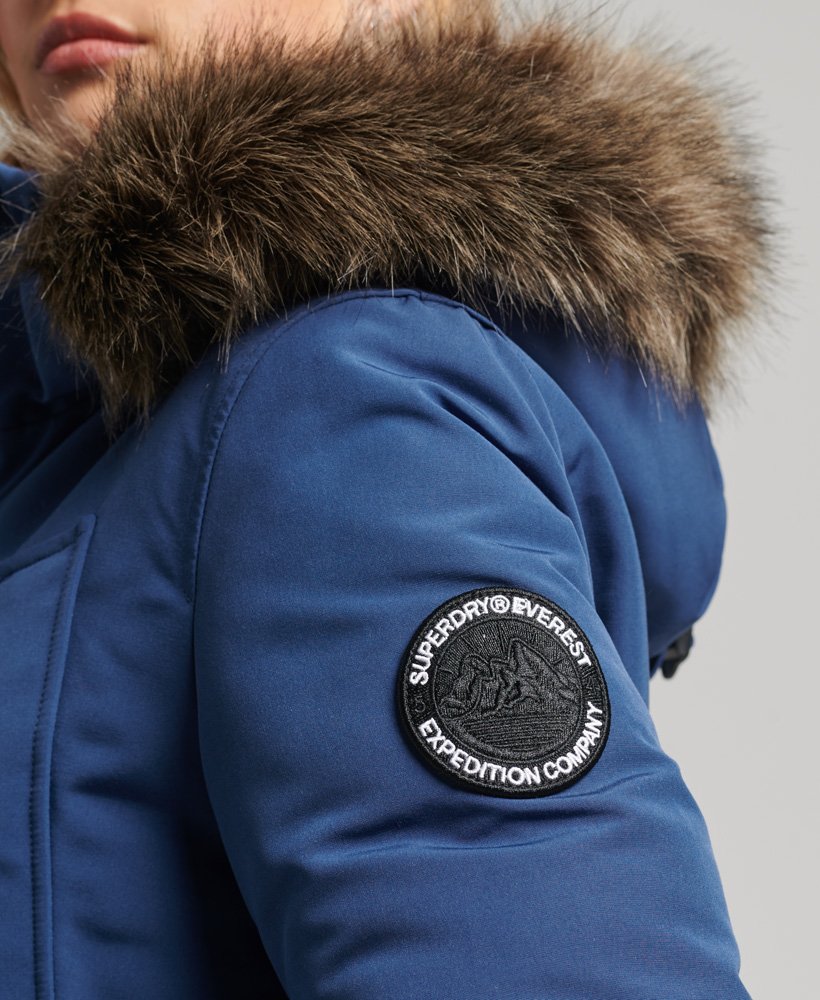 everest parka coat in twilight navy