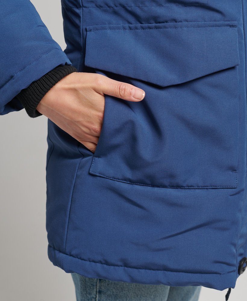 everest parka coat in twilight navy