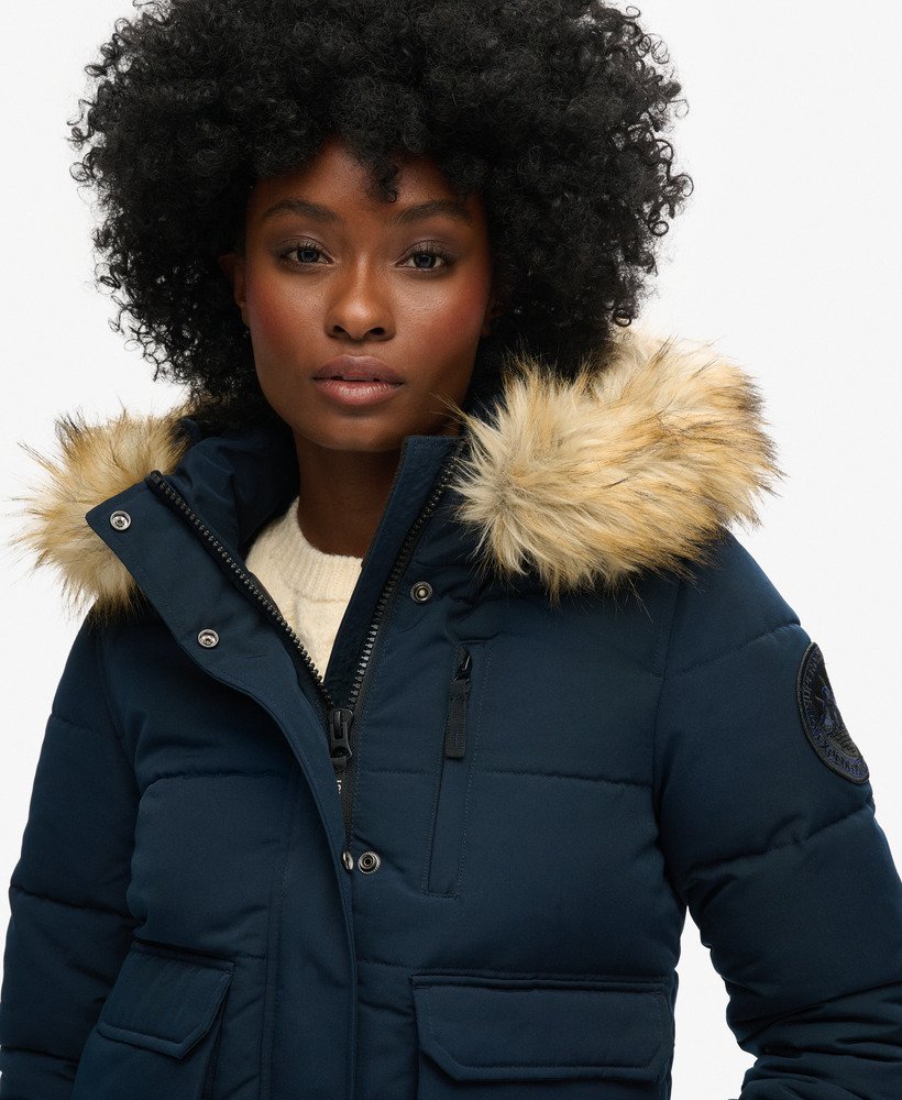 everest bomberjack met capuchon in nordic chrome navy
