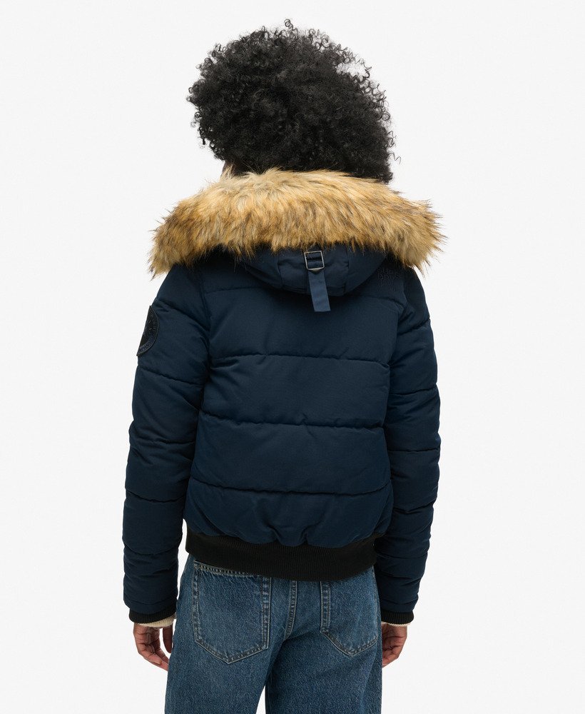 everest bomberjack met capuchon in nordic chrome navy