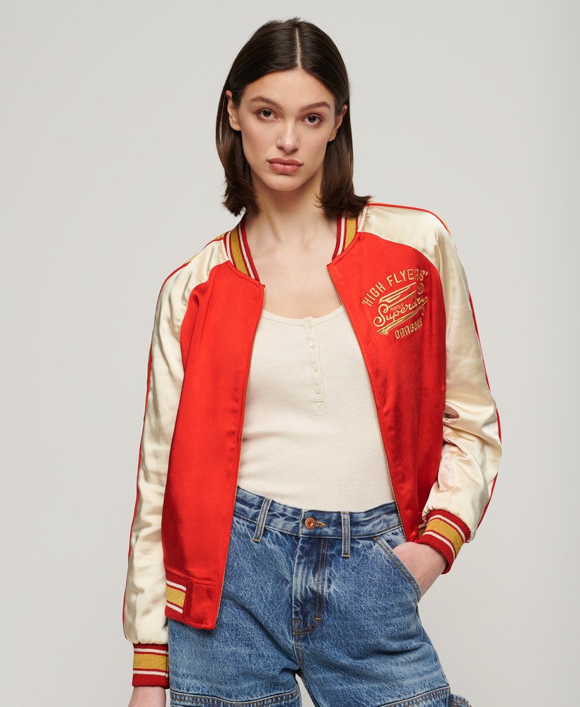 chinese nieuwjaar suikajan-jas in flare red