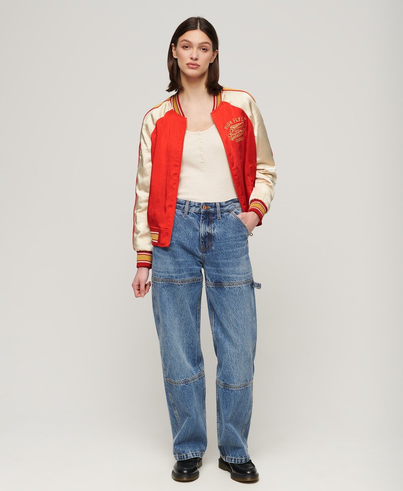 chinese nieuwjaar suikajan-jas in flare red