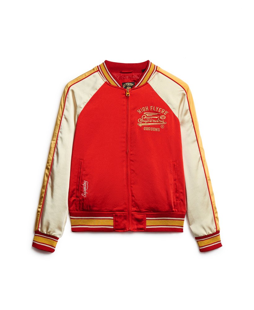 chinese nieuwjaar suikajan-jas in flare red