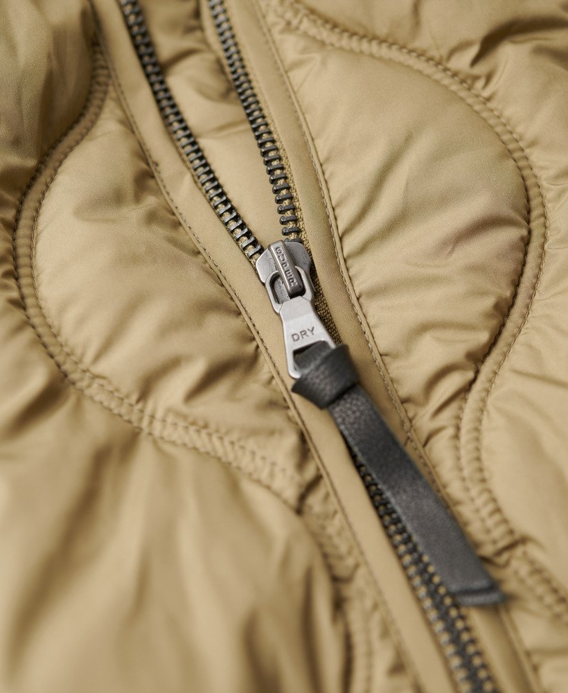studios long liner coat in dried herb green