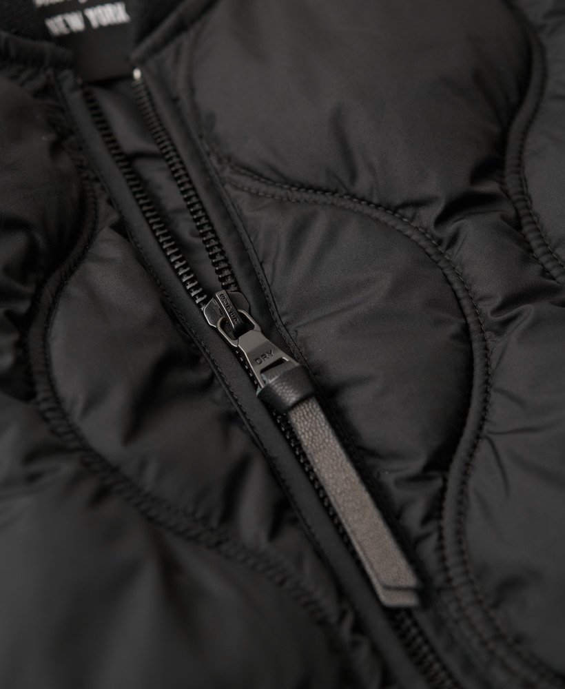 studios long liner gilet in zwart