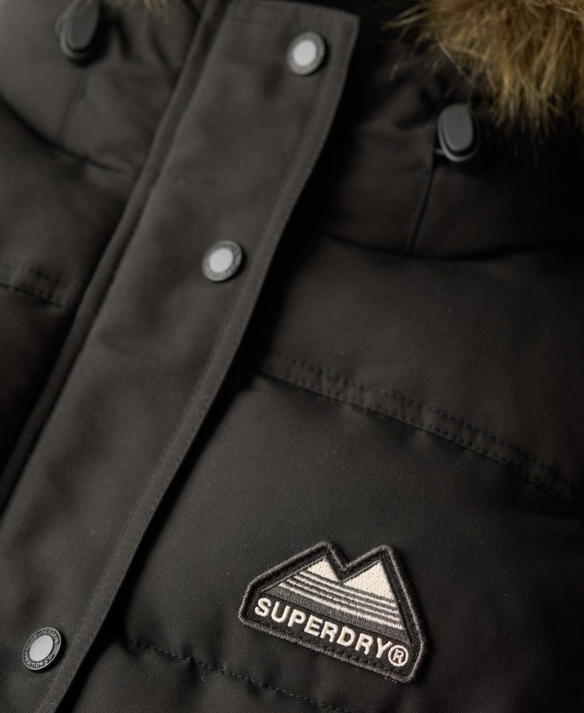everest gilet van imitatiebont in zwart