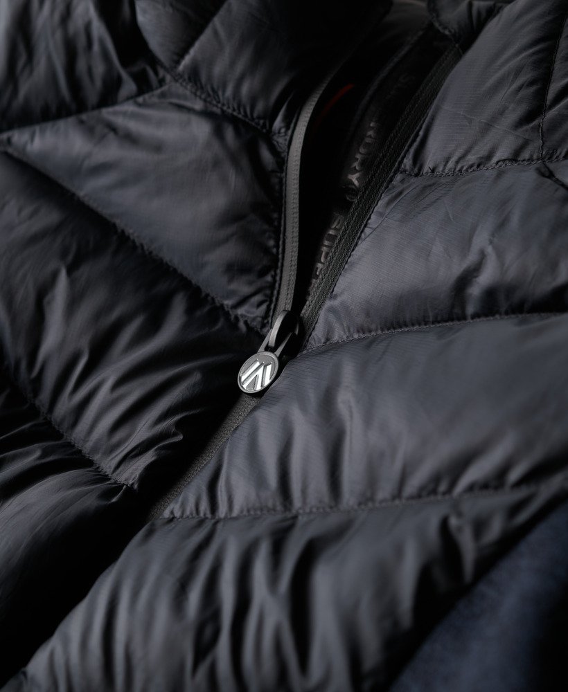 capuchonjas van storm knit hybrid in eclipse navy