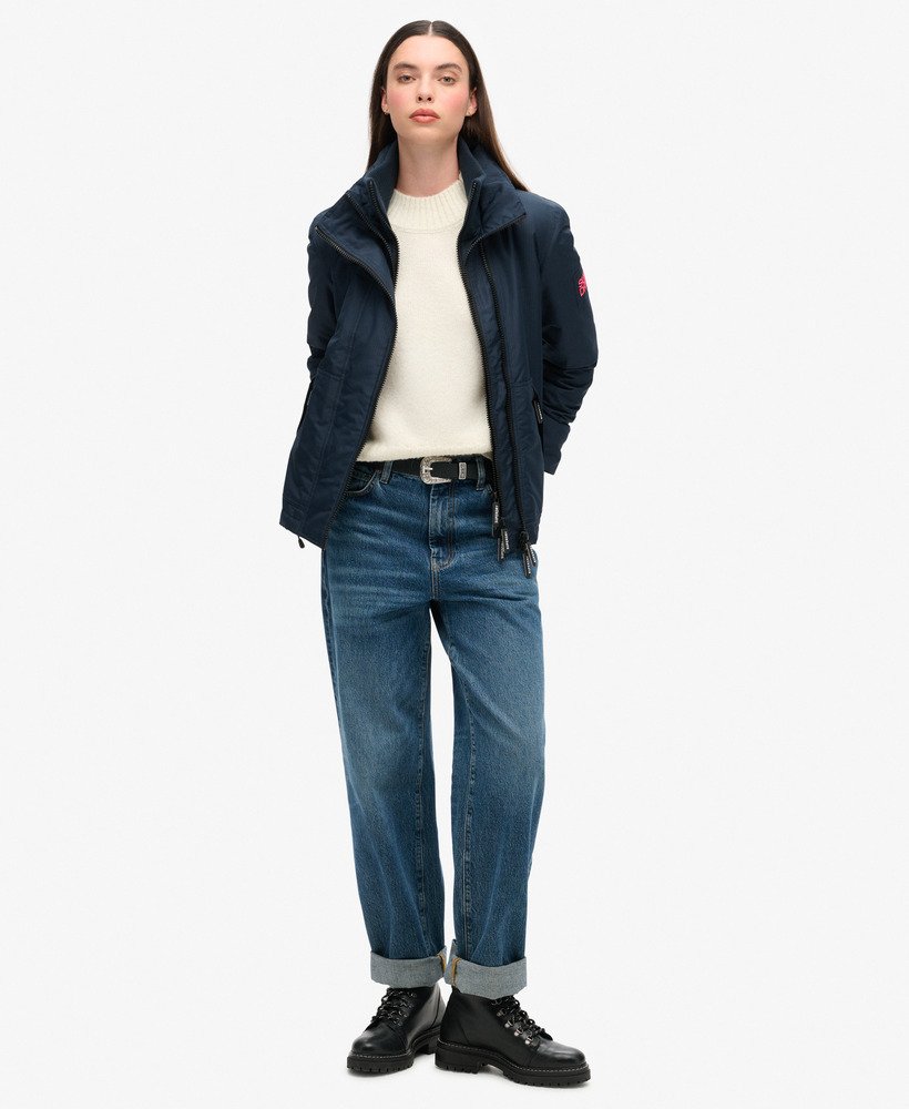 mountain windbreaker jacket in eclipse navy