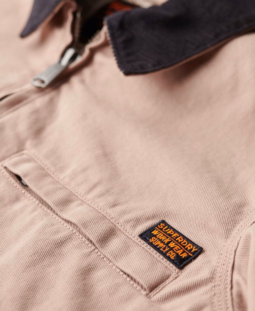 Barnjack met corduroy kraag