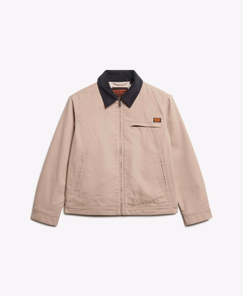 Barnjack met corduroy kraag
