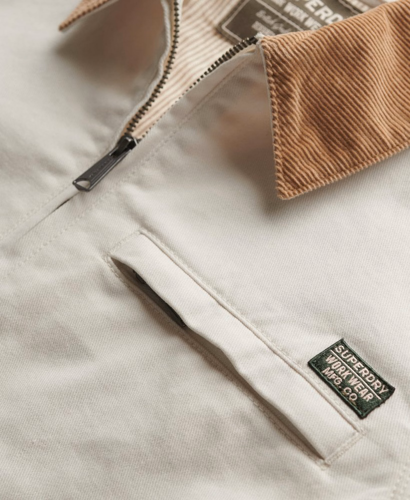 Barnjack met corduroy kraag