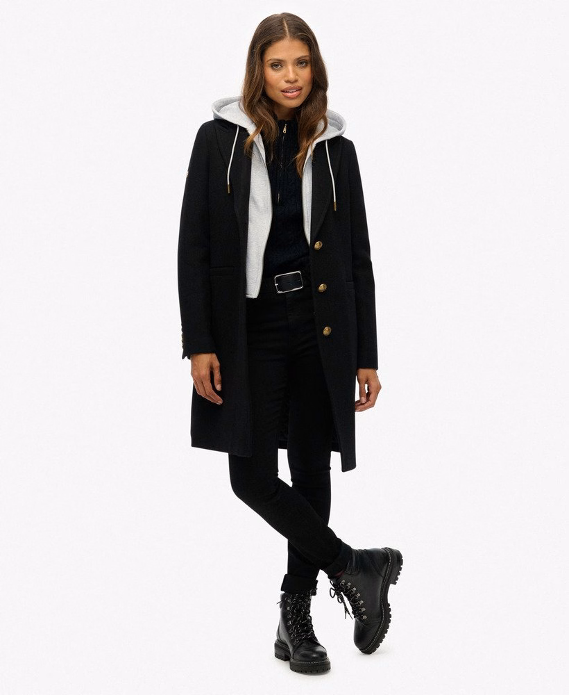 2-in-1 wollen mixjas