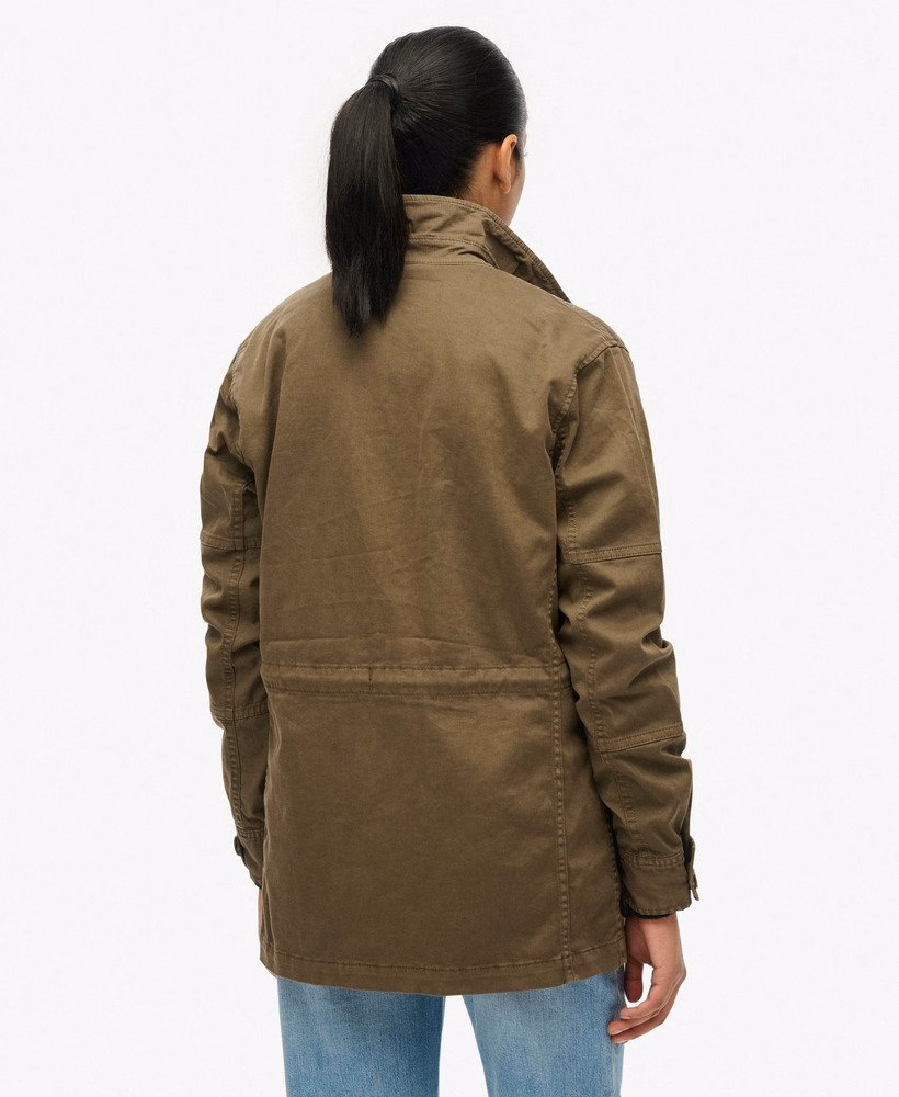 Jas met verlaagde taille