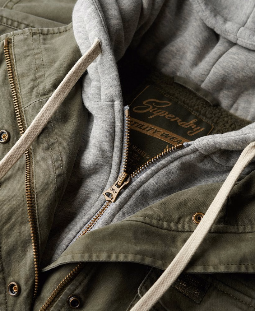 Jersey capuchon militaire Borg jas