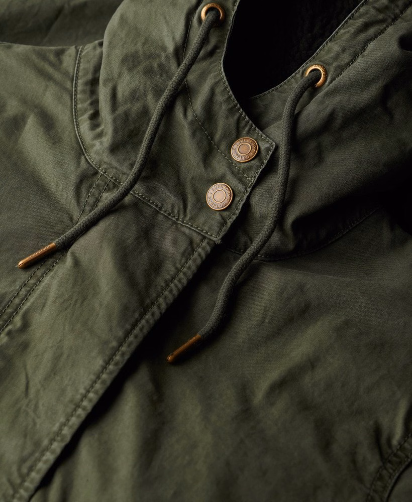Militaire Borg Fishtail Parka-jas