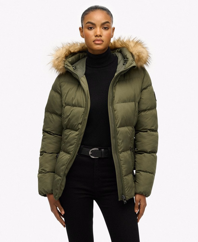 Fuji Pufferjack met riem