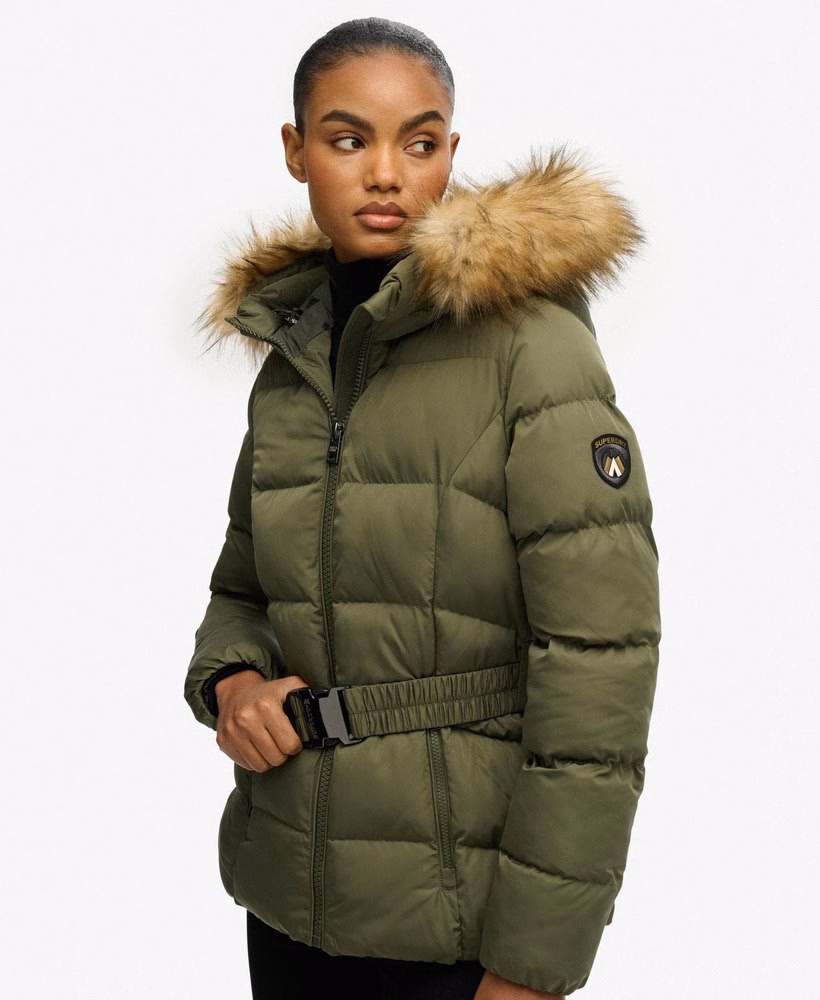 Fuji Pufferjack met riem