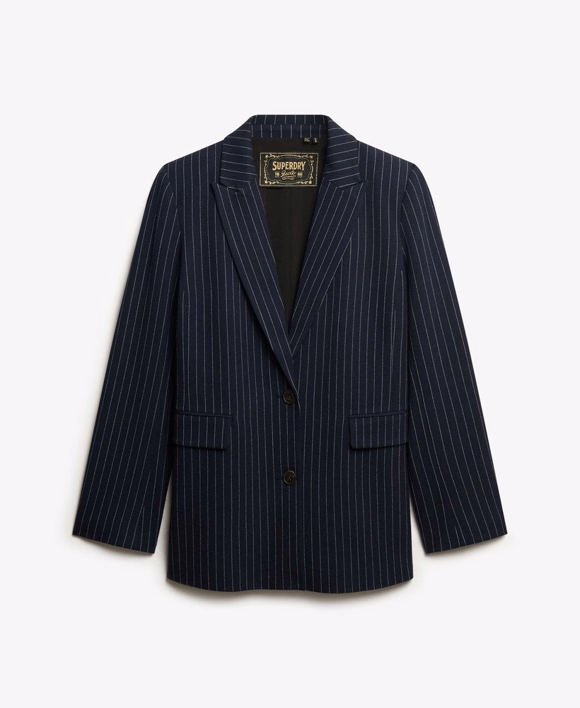 Gestreept boyfriend blazer