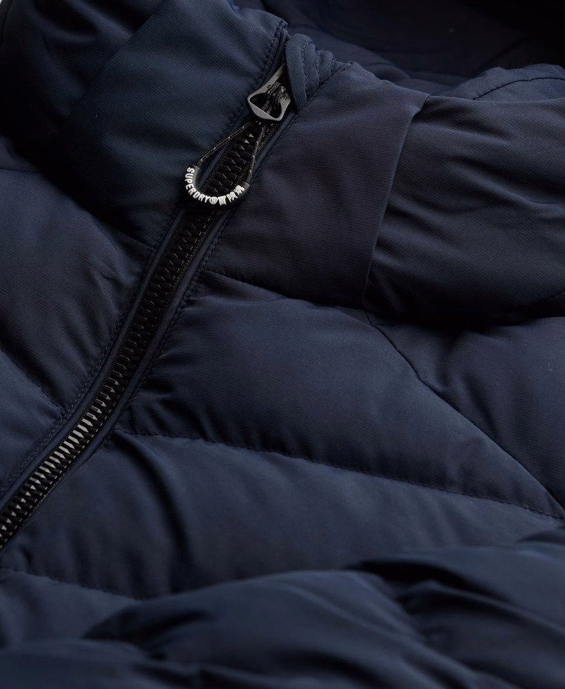 Gewatteerde Fuji-jas met capuchon
