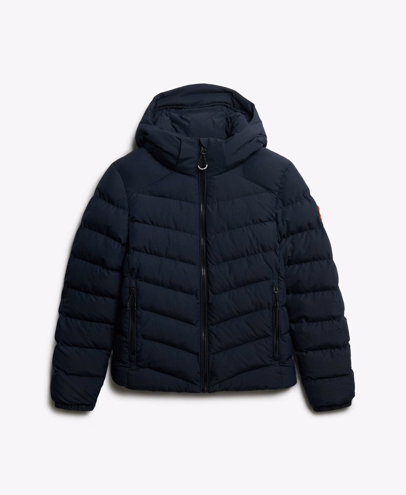 Gewatteerde Fuji-jas met capuchon